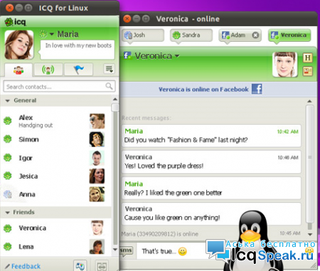 ICQ для Linux (бета)